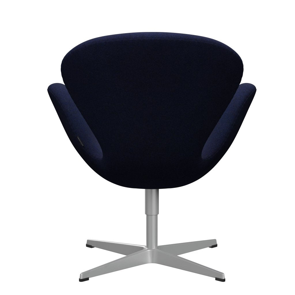 FRITZ HANSEN SWAN SALOUNGE, Srebrny Gray/Divina MD Midnight Blue