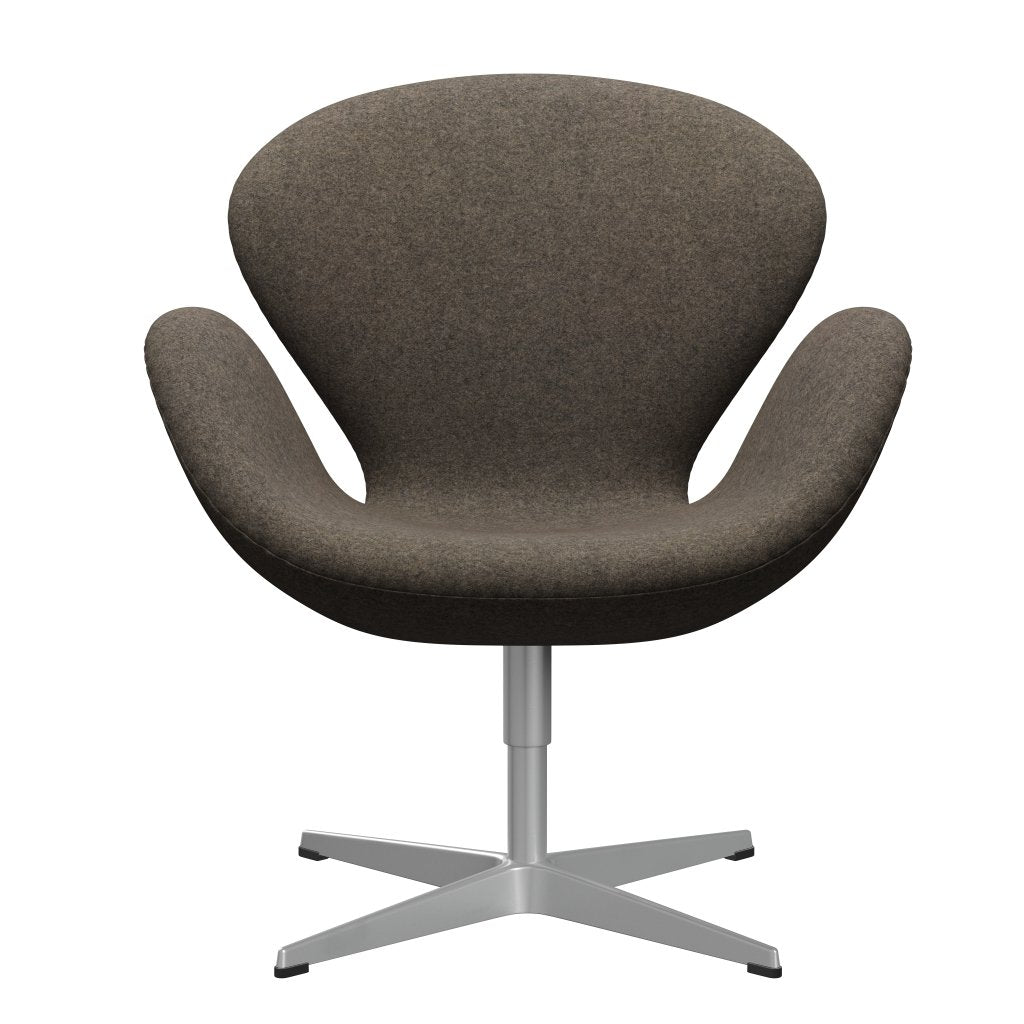 Fritz Hansen Swan Lounge Chair, Silver Grey/Divina Md Mole