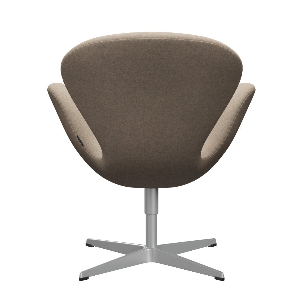 FRITZ HANSEN SWAN SALOUNGE, Srebrny Grey/Divina MD w kolorze piasku