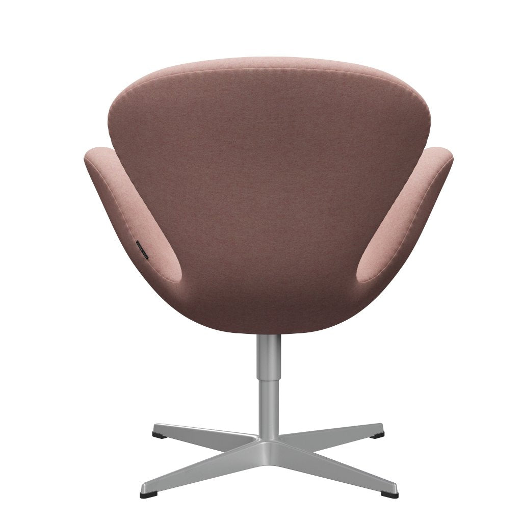 FRITZ HANSEN SWAN SALOUNGE, srebrny szary/Divina MD Soft Pink