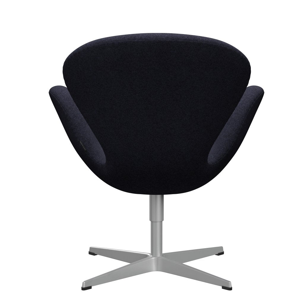 FRITZ HANSEN SWAN SALOUNGE, Srebrny Gray/Divina Melange Grey/Purple