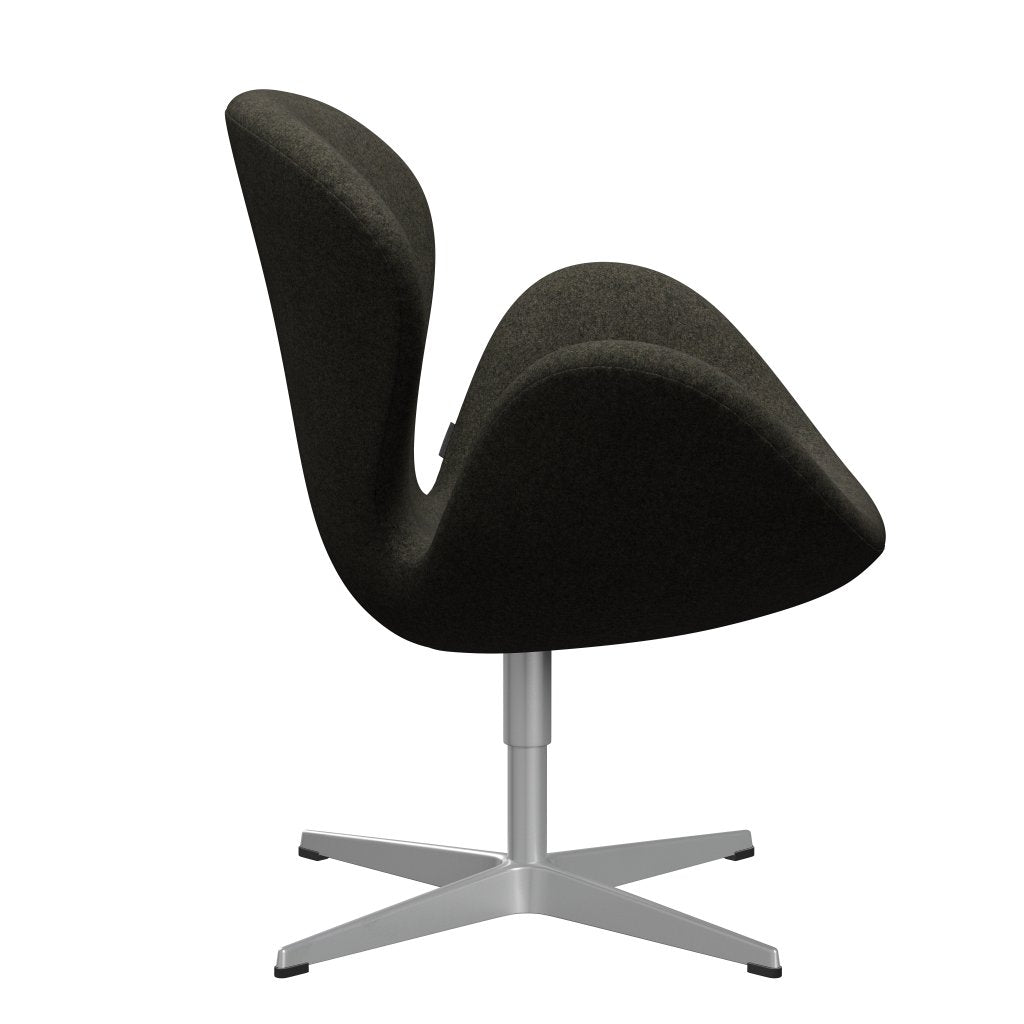 FRITZ HANSEN SWAN SALOUNGE, Srebrny Gray/Divina Melange Grey Brown