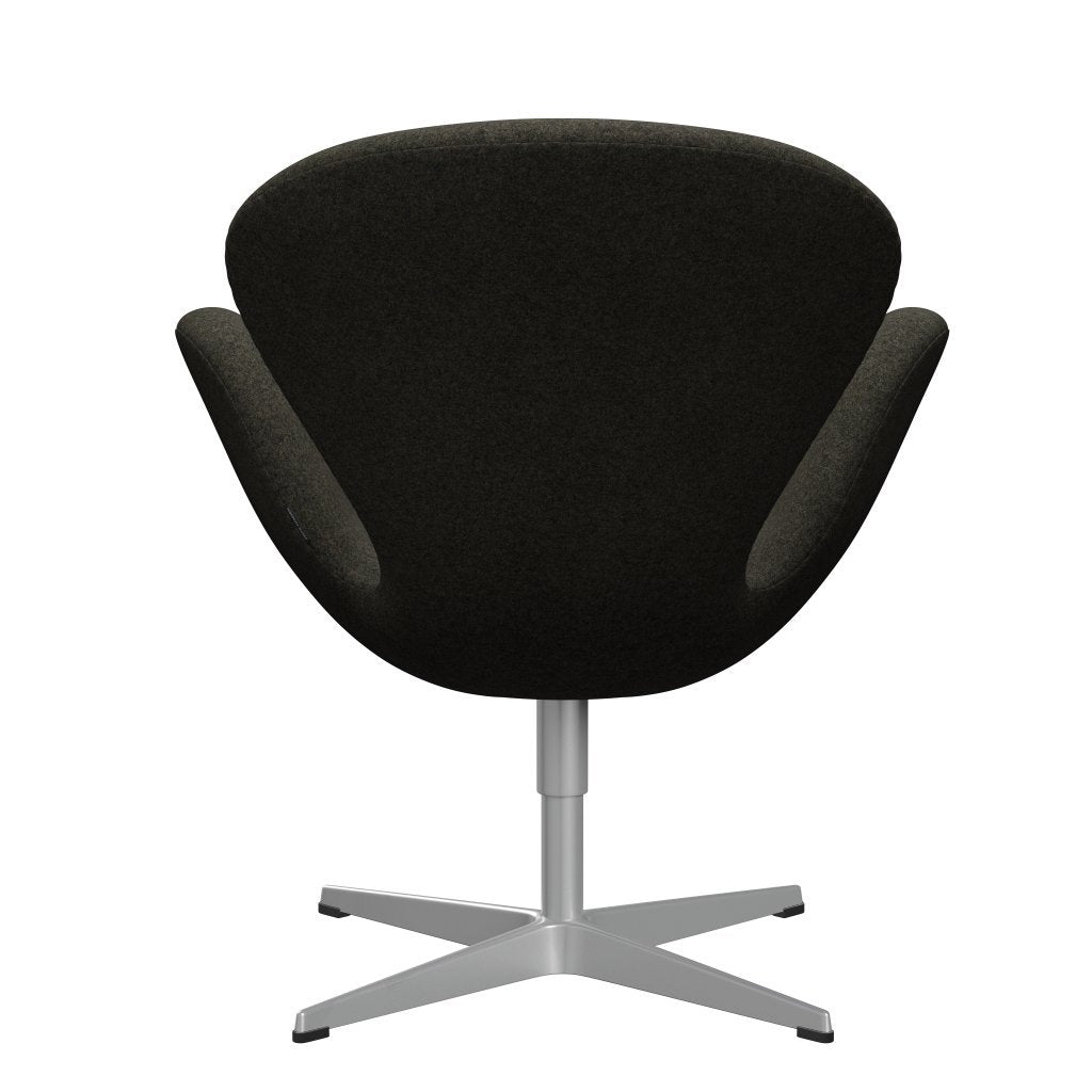 FRITZ HANSEN SWAN SALOUNGE, Srebrny Gray/Divina Melange Grey Brown