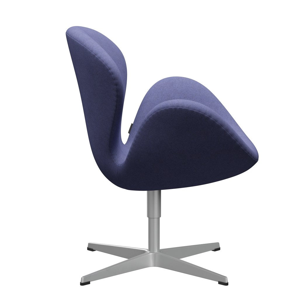 FRITZ HANSEN SWAN SALOUNGE, Srebrny szary/divina Melange Fiolet Light