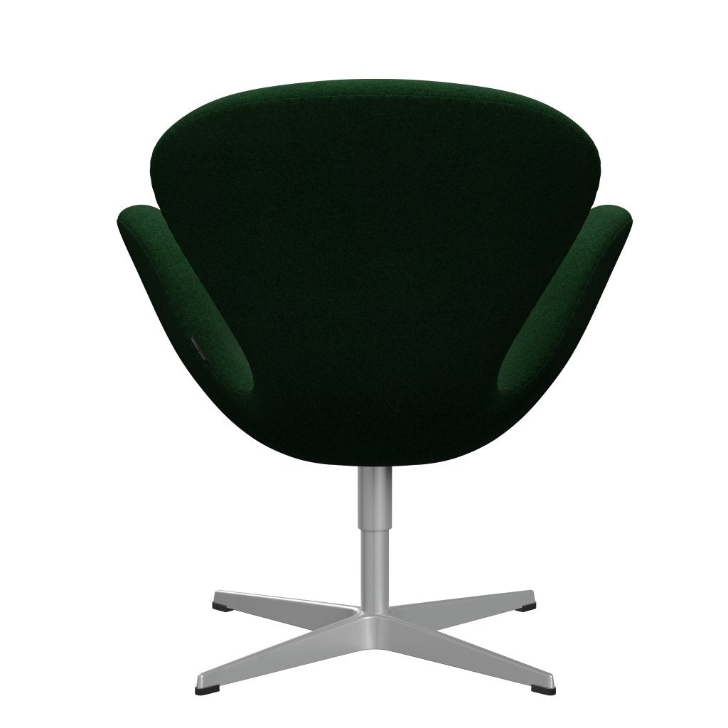 FRITZ HANSEN SWAN SALOUNGE, Srebrny Grey/Divina Melange Forest Green