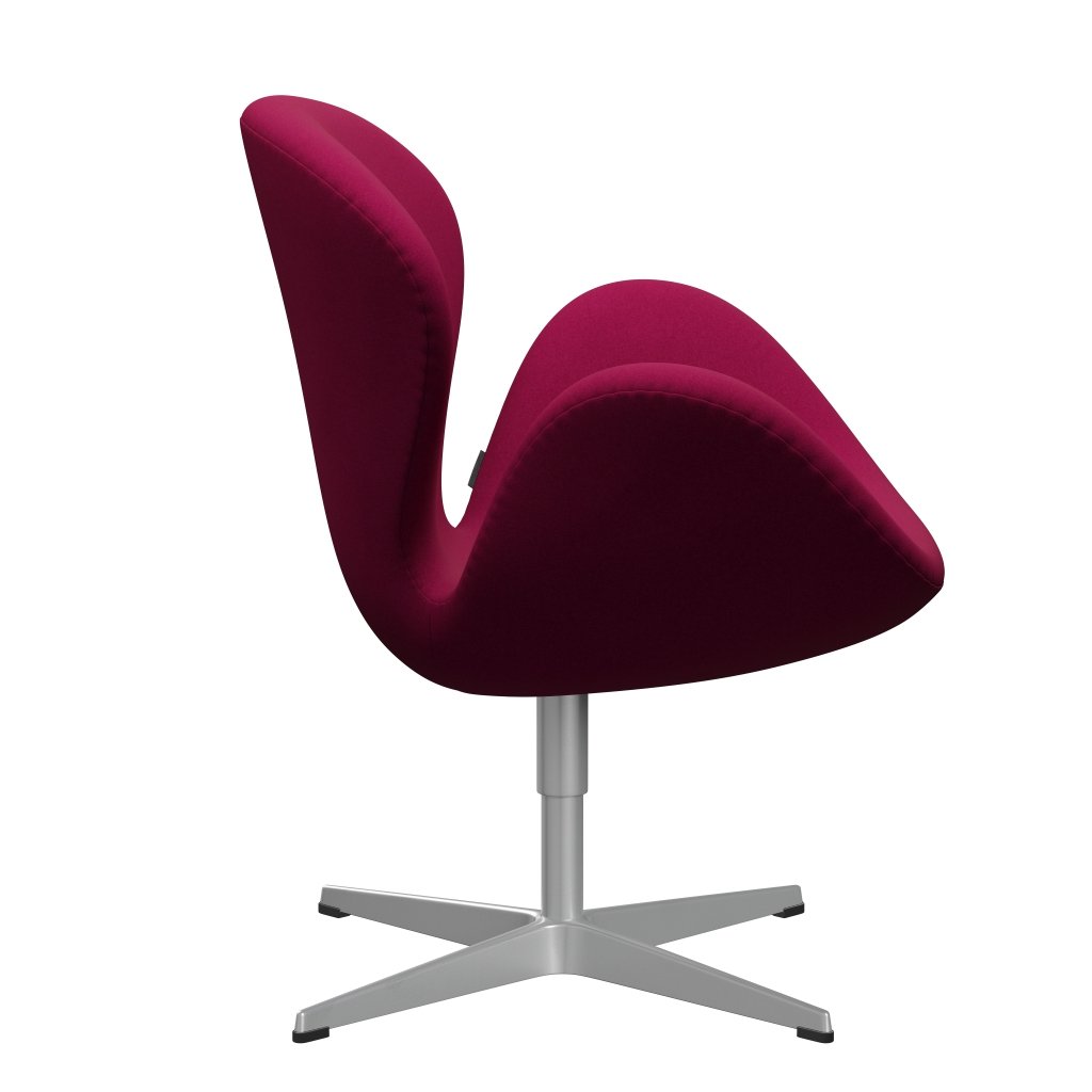 Fritz Hansen Swan Lounge, srebrny szary/divina Pink Dark