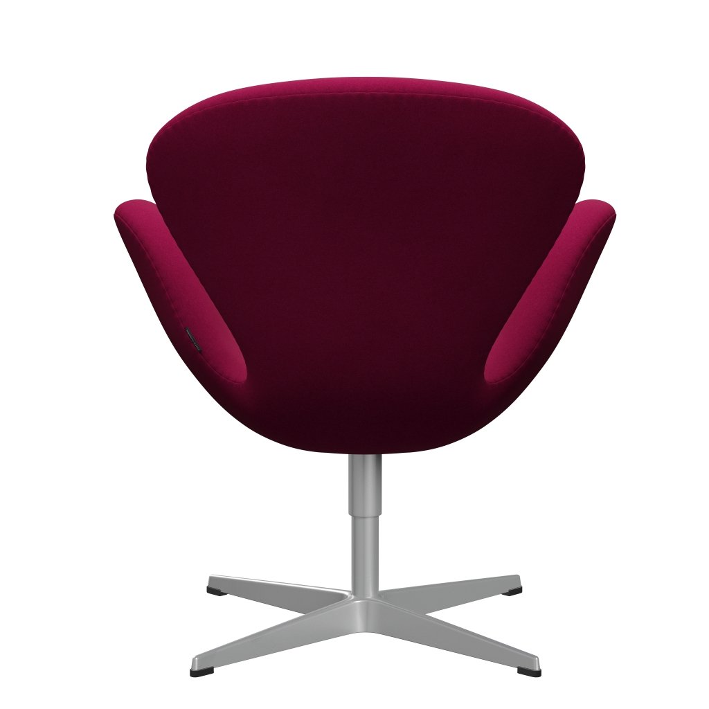 Fritz Hansen Swan Lounge, srebrny szary/divina Pink Dark