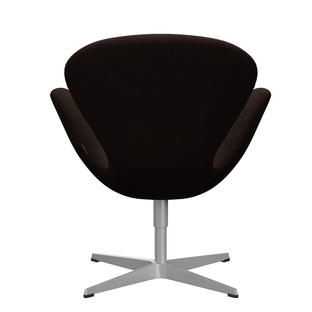 FRITZ HANSEN SWAN FALOUNGE, Srebrny Gray/Divina Warm Brown