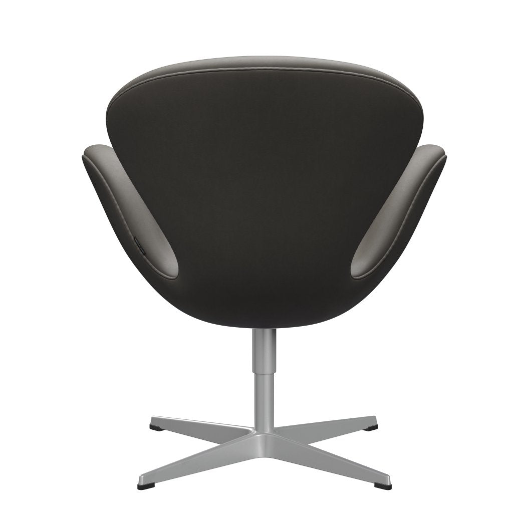 Fritz Hansen Swan Lounge Chair, Silver Grey/Essential Lava