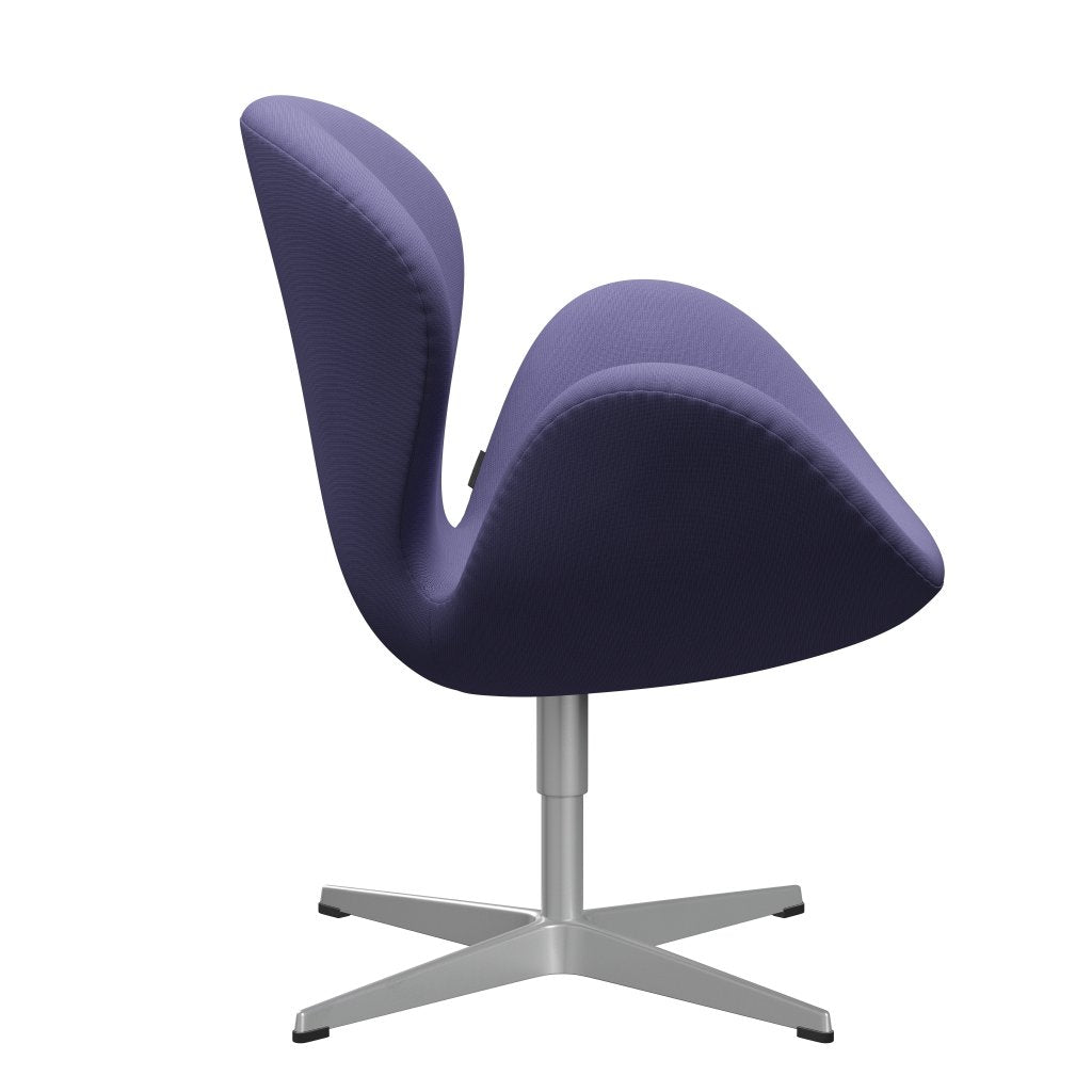 FRITZ HANSEN SWAN SALOUNGE, Srebrny Grey/Fame Blue Violet