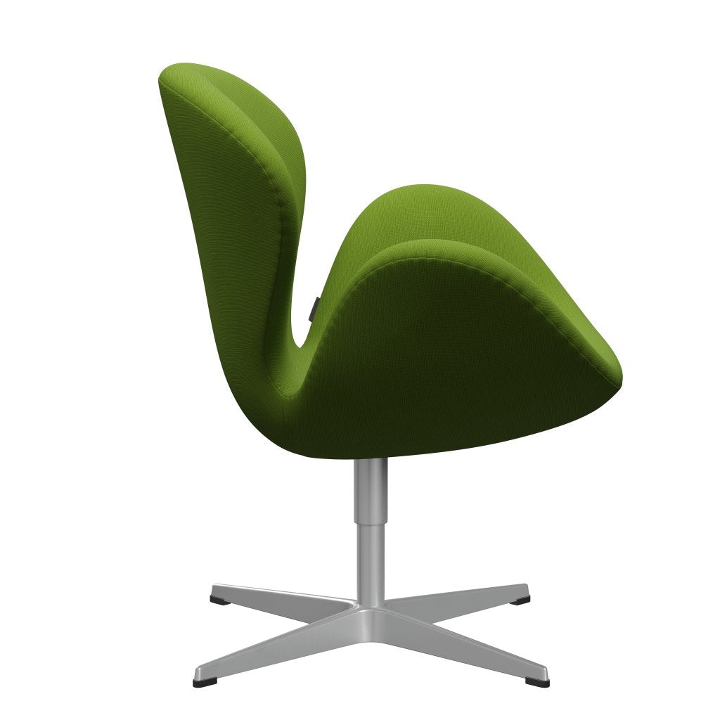 Fritz Hansen Swan Lounge Chair, Silver Grey/Fame Green