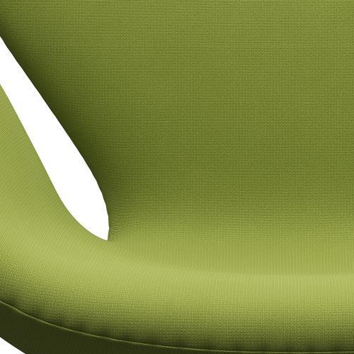 Fritz Hansen Swan Lounge Chair, Silver Grey/Fame Light Grass Green