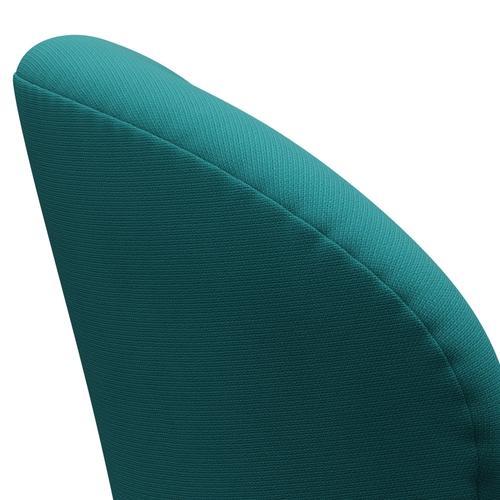 Fritz Hansen Swan Lounge Fotela, Srebrny Gray/Fame Turquoise (67016)