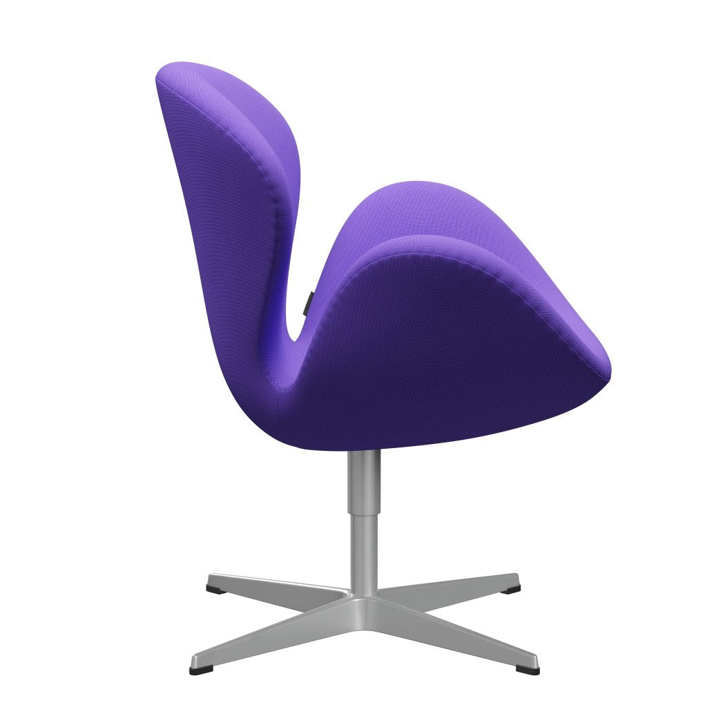 Fritz Hansen Swan Lounge Chair, Silver Grey/Fame Violet Light