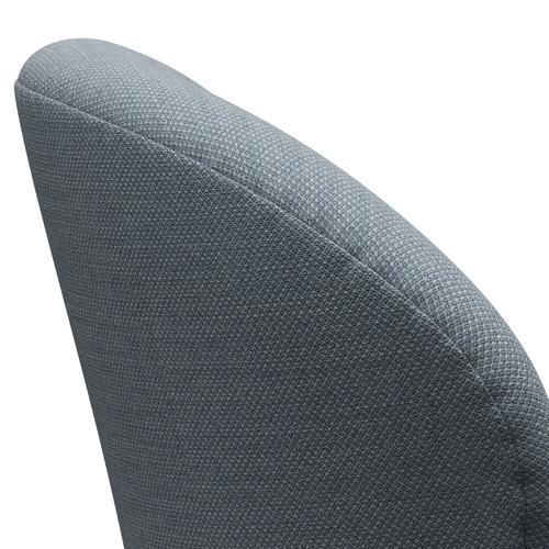 Fritz Hansen Swan Lounge Chair, Silver Grey/Fiord Blue/Grey