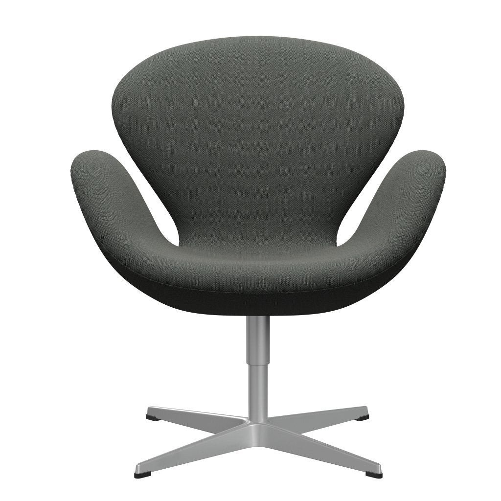 FRITZ HANSEN SWAN SALOUNGE, Srebrny Grey/Fiord Brown/Grey