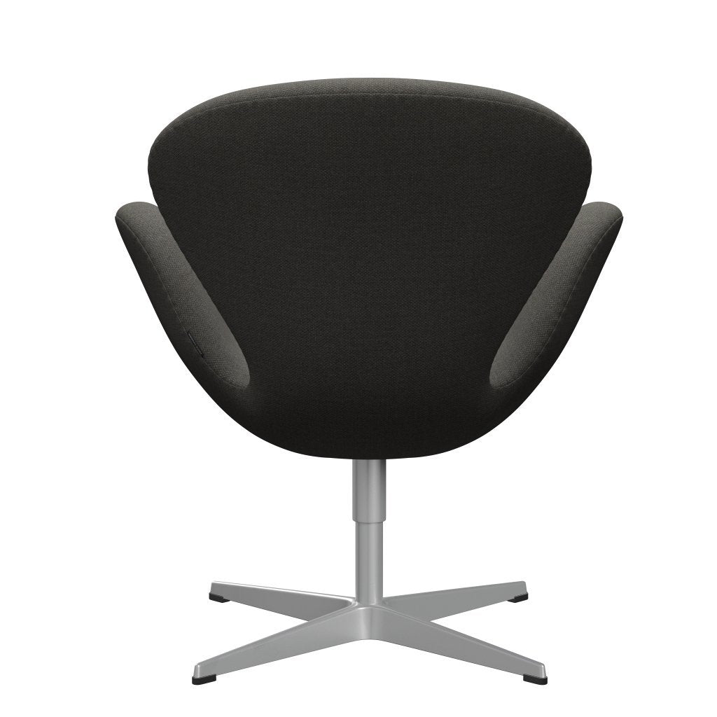 Fritz Hansen Swan Lounge Chair, Silver Grey/Fiord Dark Grey/Stone