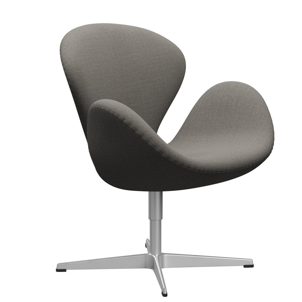 FRITZ HANSEN SWAN SALOUNGE, Srebrny Gray/Fiord Grey/Stone