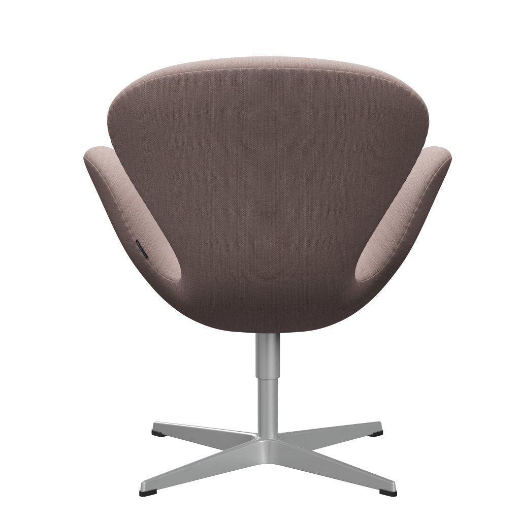 Fritz Hansen Swan Lounge Chair, Silver Grey/Fiord Pink/Stone