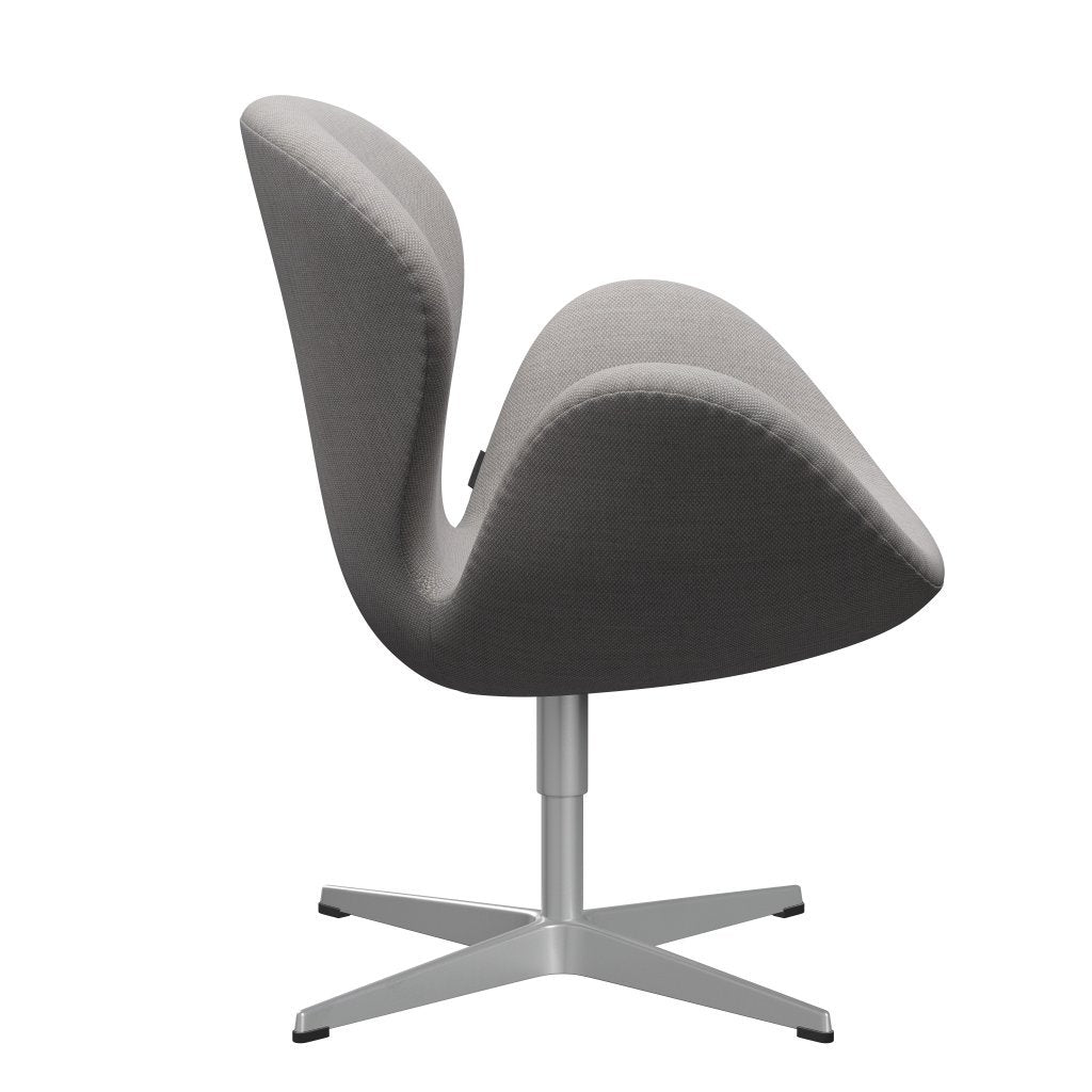 Fritz Hansen Swan Lounge Chair, Silver Grey/Fiord Stone/Stone