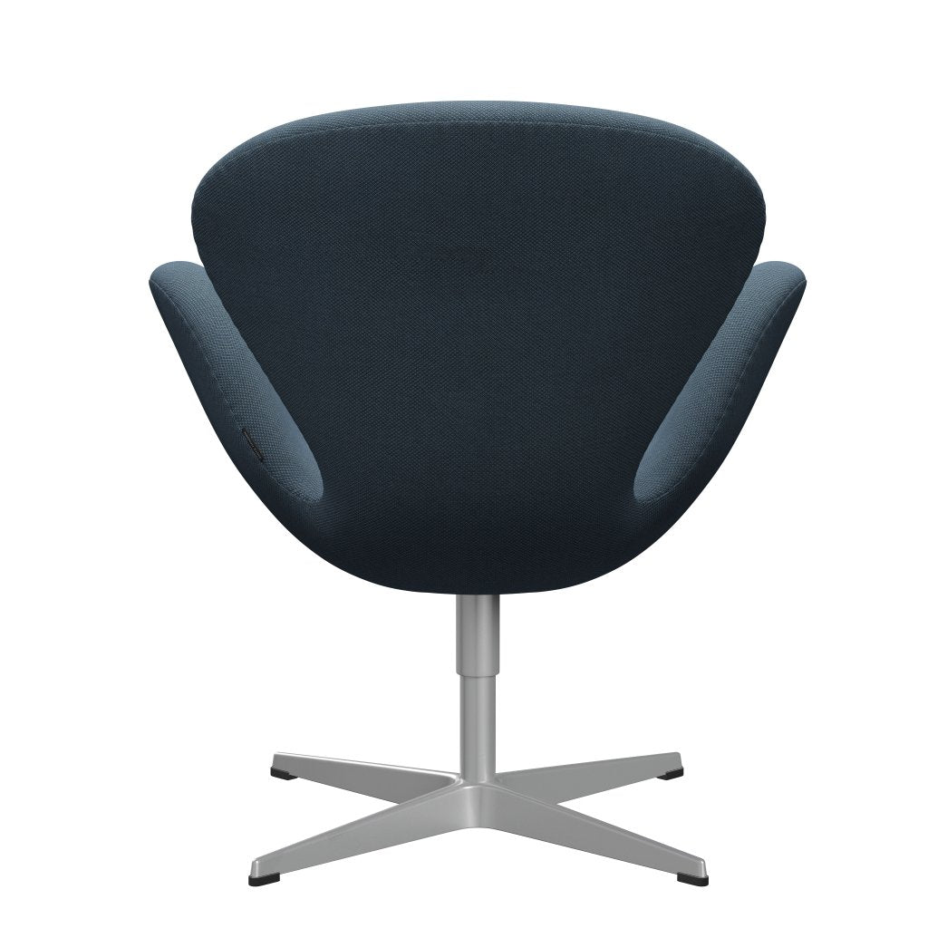 Fritz Hansen Swan Lounge Chair, Silver Grey/Fiord Stone Blue