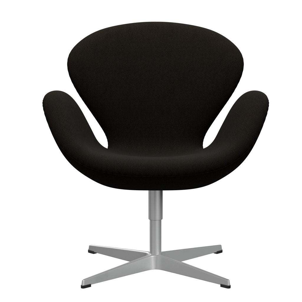 FRITZ HANSEN SWAN SALOUNGE, Srebrny Gray/Hallingdal Dark Brown