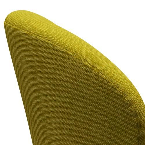 Fritz Hansen Swan Lounge Chair, Silver Grey/Hallingdal Yellow/Green