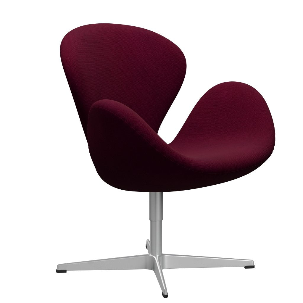 FRITZ HANSEN SWAN SALOUNGE, Srebrny Gray/Hallingdal Pink Dark