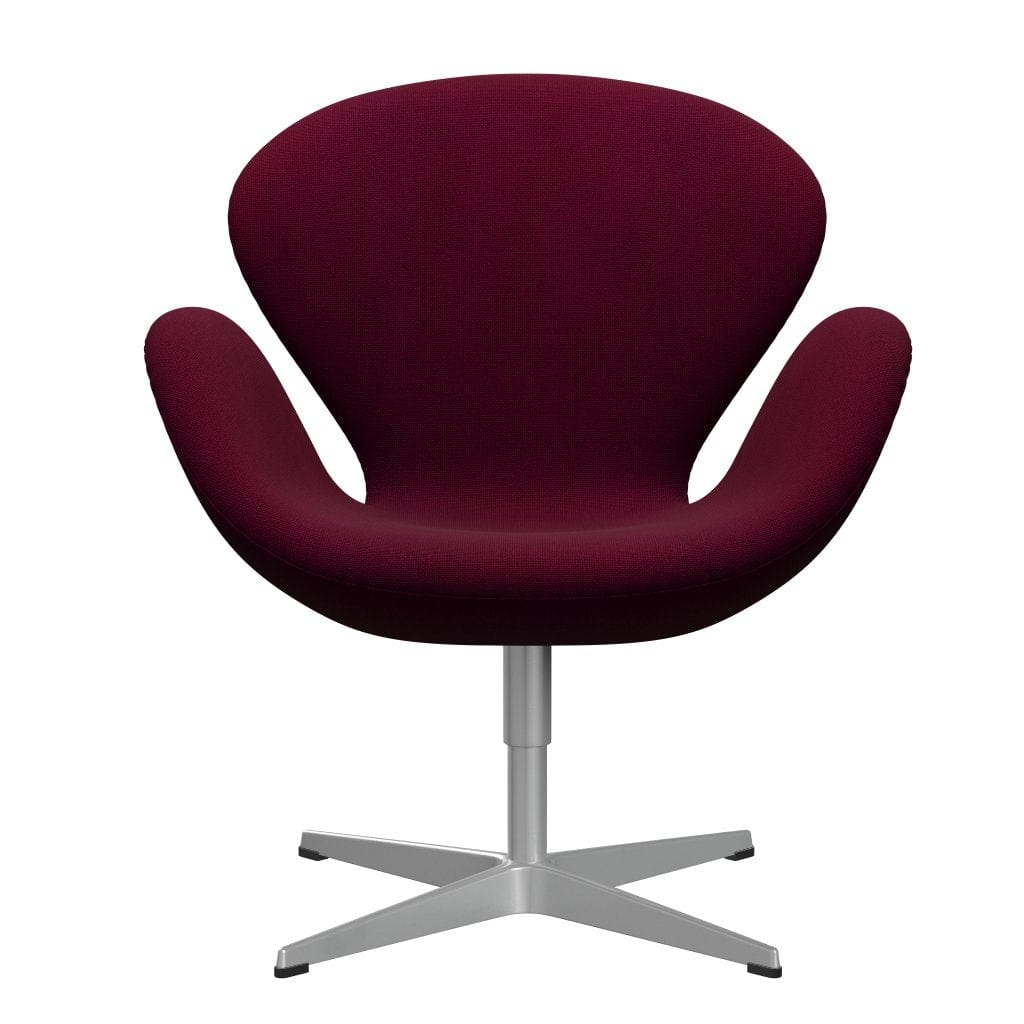 FRITZ HANSEN SWAN SALOUNGE, Srebrny Gray/Hallingdal Pink Dark