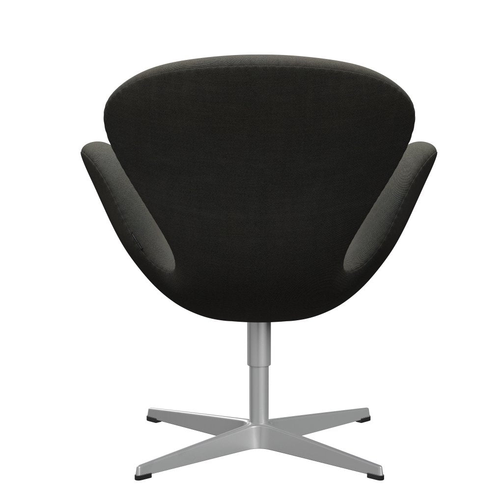 Fritz Hansen Swan Lounge Chair, Silver Grey/Rime Dark Grey/Khaki