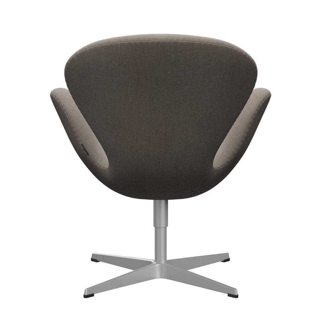 Fritz Hansen Swan Lounge Chair, Silver Grey/Rime Khaki/White