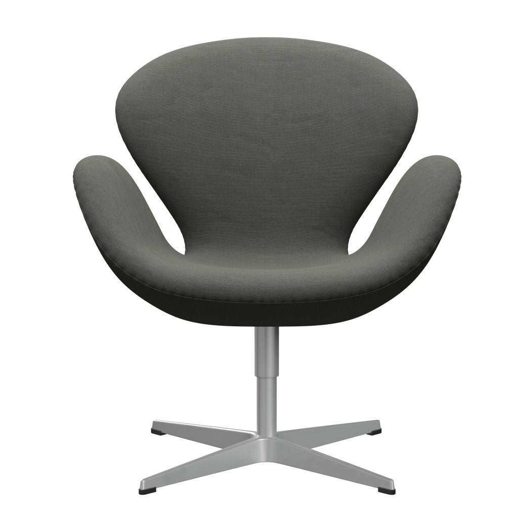 Fritz Hansen Swan Lounge Chair, Silver Grey/Steelcut Grey