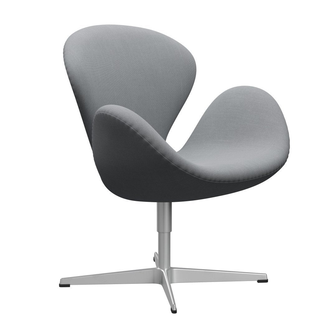 Fritz Hansen Swan Lounge Chair, Silver Grey/Steelcut Light Grey