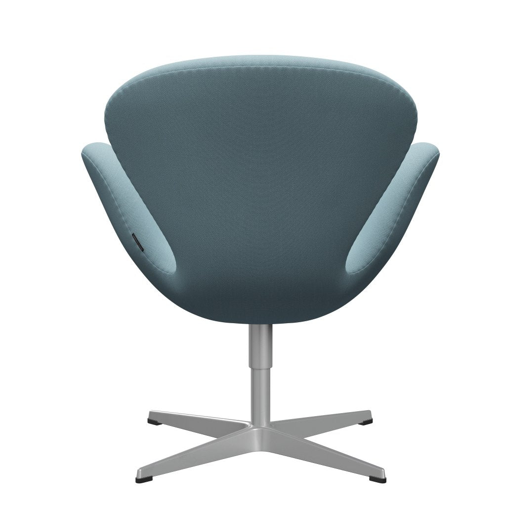 FRITZ HANSEN SWAN SALOUNGE, Srebrny Grey/Steelcut Pastel Blue