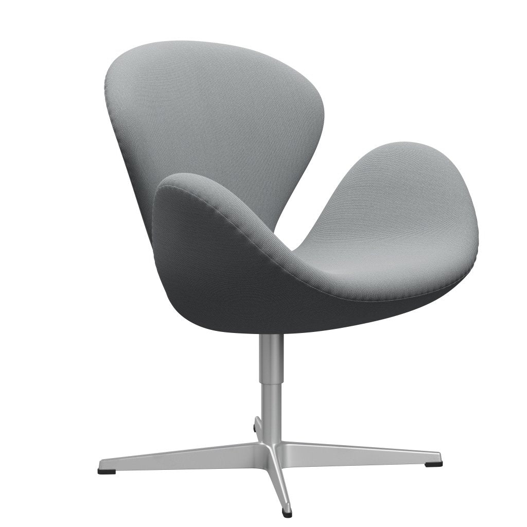 Fritz Hansen Swan Lounge Chair, Silver Grey/Steelcut Trio Beige