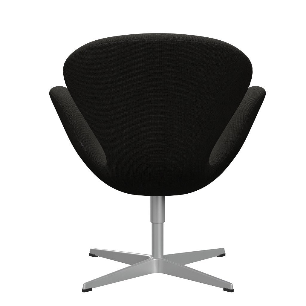 Fritz Hansen Swan Lounge Chair, Silver Grey/Steelcut Trio Dark Brown