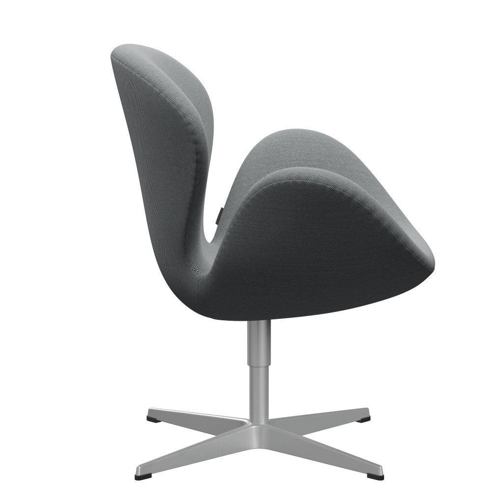 Fritz Hansen Swan Lounge Chair, Silver Grey/Steelcut Trio Grey