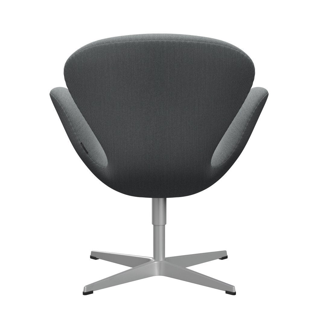 Fritz Hansen Swan Lounge Chair, Silver Grey/Steelcut Trio Grey