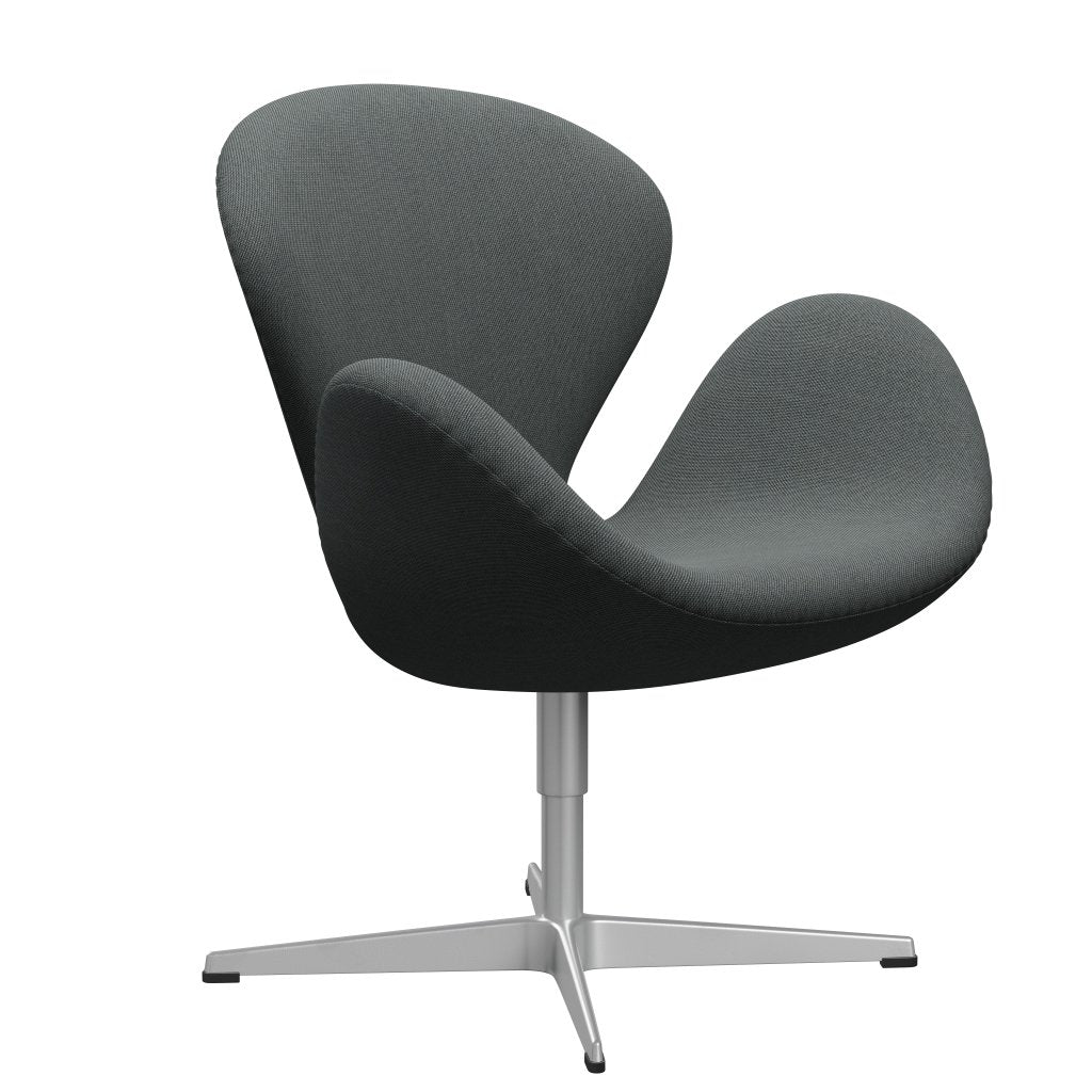 FRITZ HANSEN SWAN SALOUNGE, Srebrny Grey/Steelcut Trio Węgiel