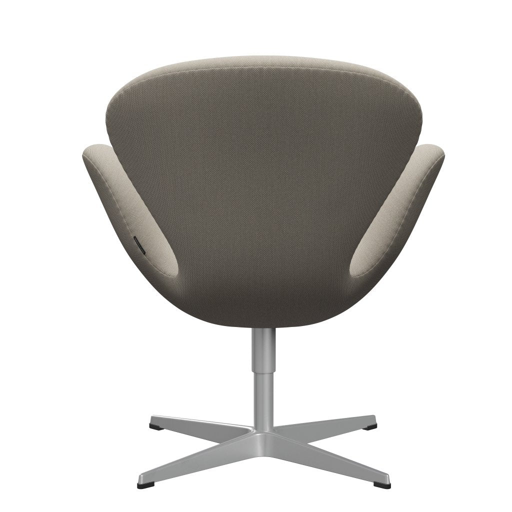 Fritz Hansen Swan Lounge Chair, Silver Grey/Steelcut Trio Sand