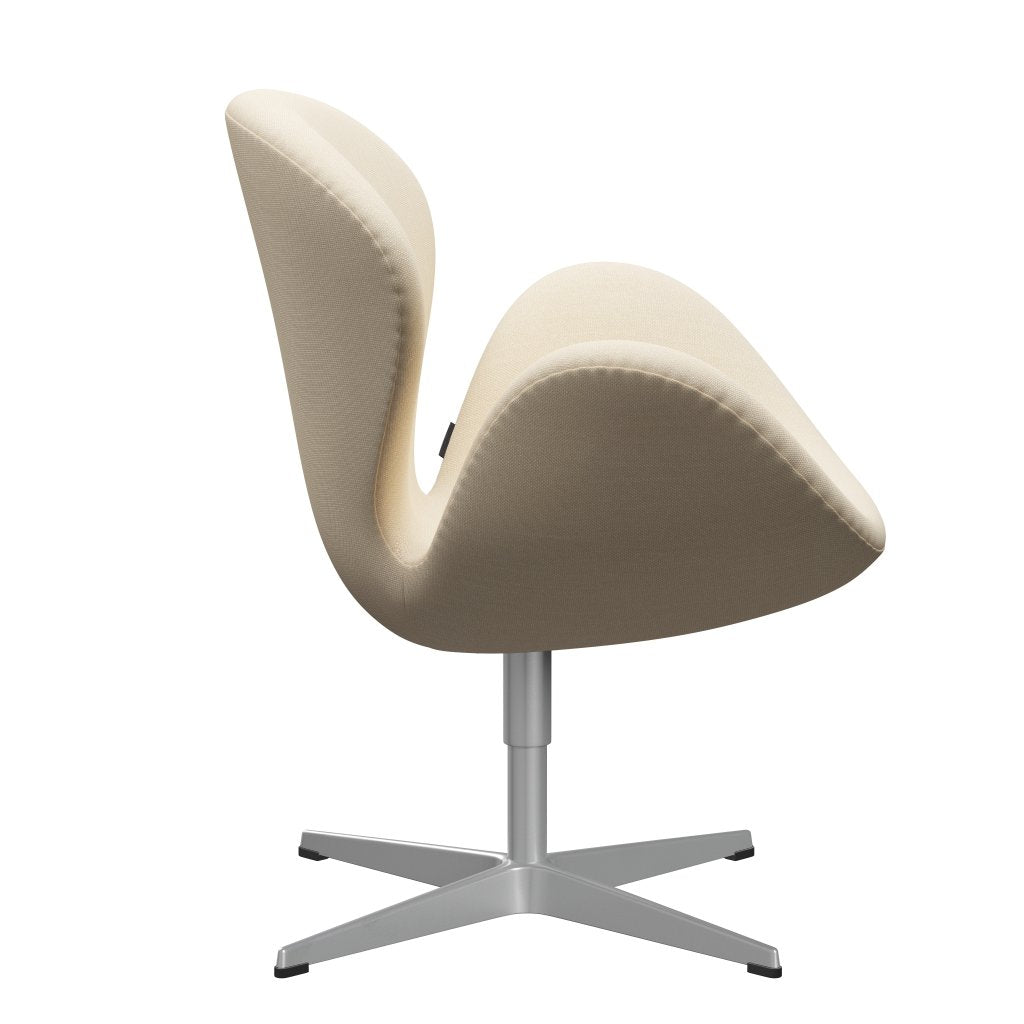 FRITZ HANSEN SWAN SALOUNGE, Srebrny Grey/Steelcut White