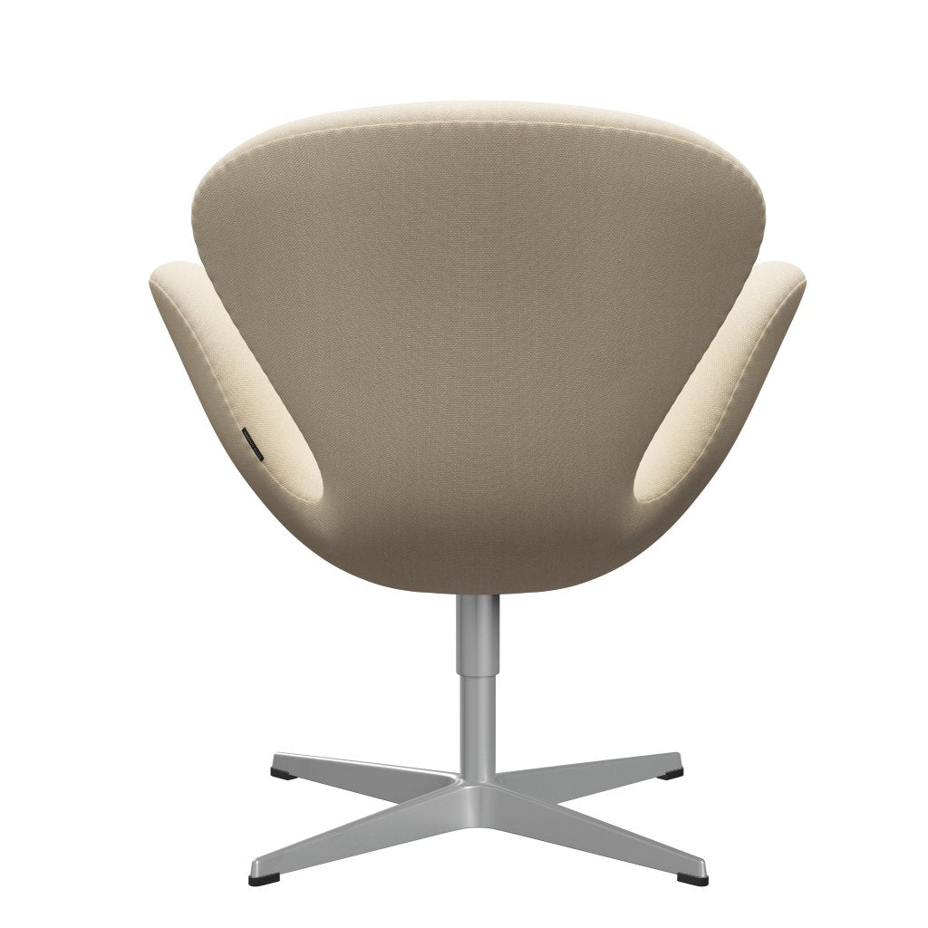 FRITZ HANSEN SWAN SALOUNGE, Srebrny Grey/Steelcut White