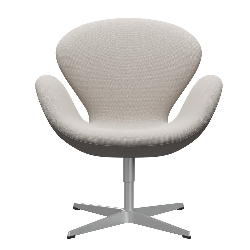 FRITZ HANSEN SWAN SALOUNGE, Srebrny Grey/Steelcut Wool White