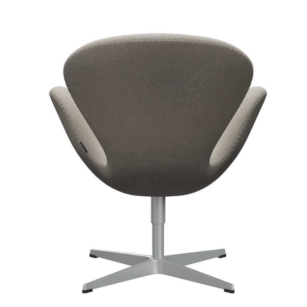 Fritz Hansen Swan Lounge Chair, Silver Grey/Sunniva Beige