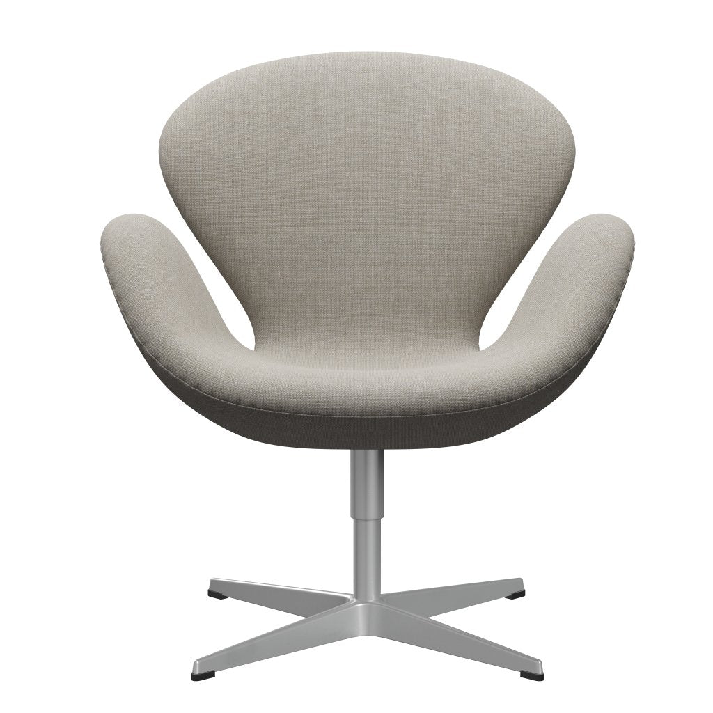 Fritz Hansen Swan Lounge Chair, Silver Grey/Sunniva Beige