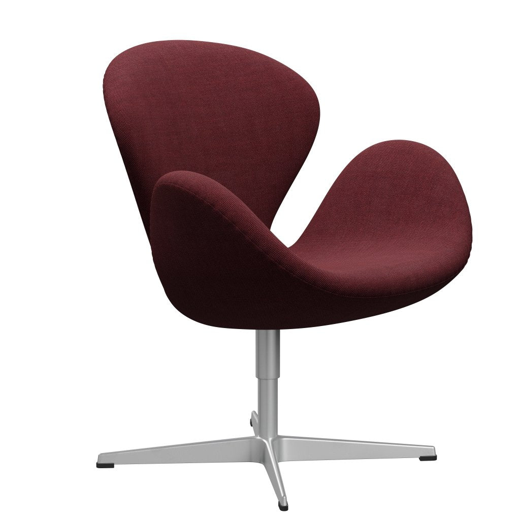 FRITZ HANSEN SWAN SALOUNGE, Srebrny Gray/Sunniva Burgundy