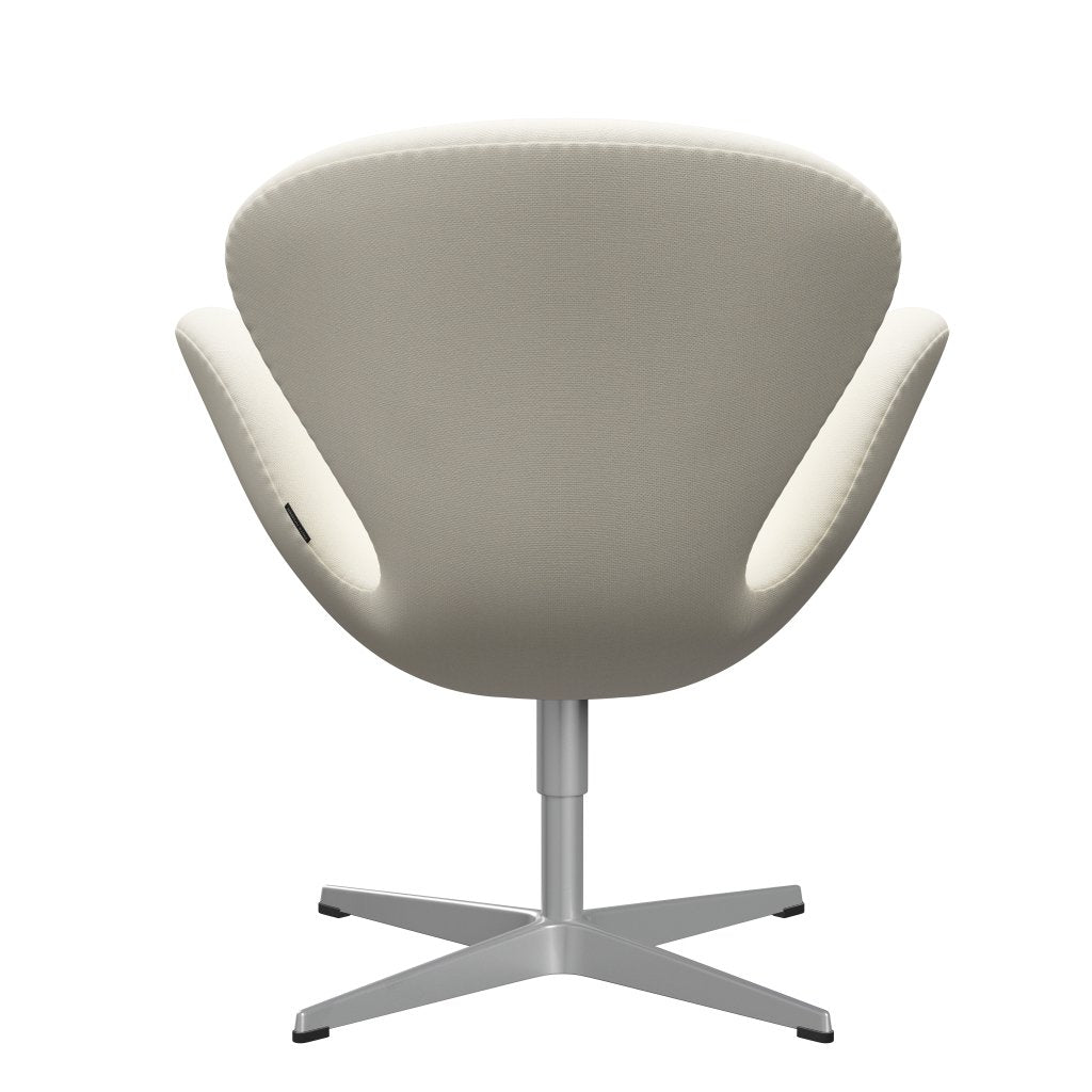 FRITZ HANSEN SWAN SALOUNGE, srebrny szary/sunniva crème