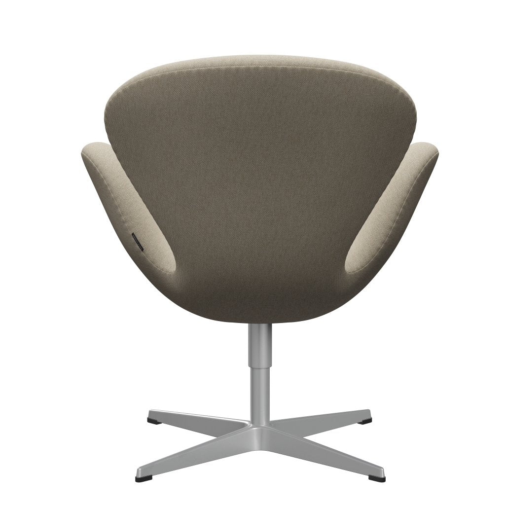 FRITZ HANSEN SWAN SALOUNGE, Srebrny Gray/Sunniva Light Beige