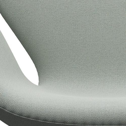 Fritz Hansen Swan Lounge Chair, Silver Grey/Sunniva Mint Green