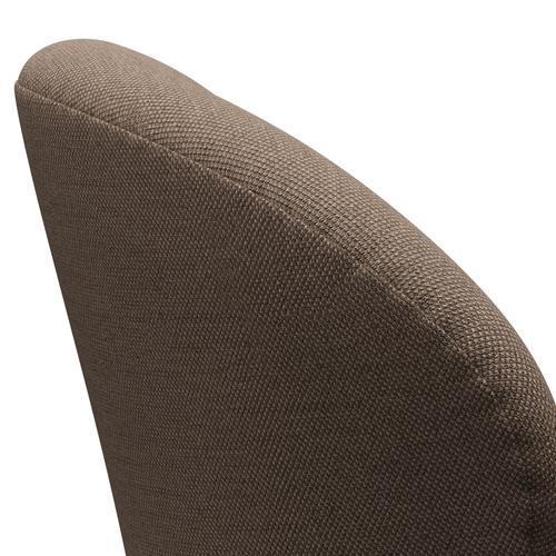 FRITZ HANSEN SWAN FAILGE, Srebrny Gray/Sunniva Chocolate/Tan